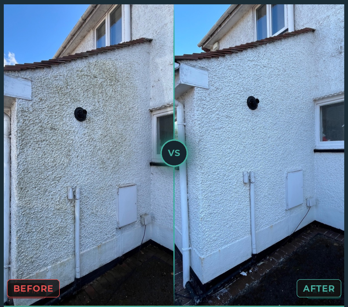 Render Cleaning before and after
