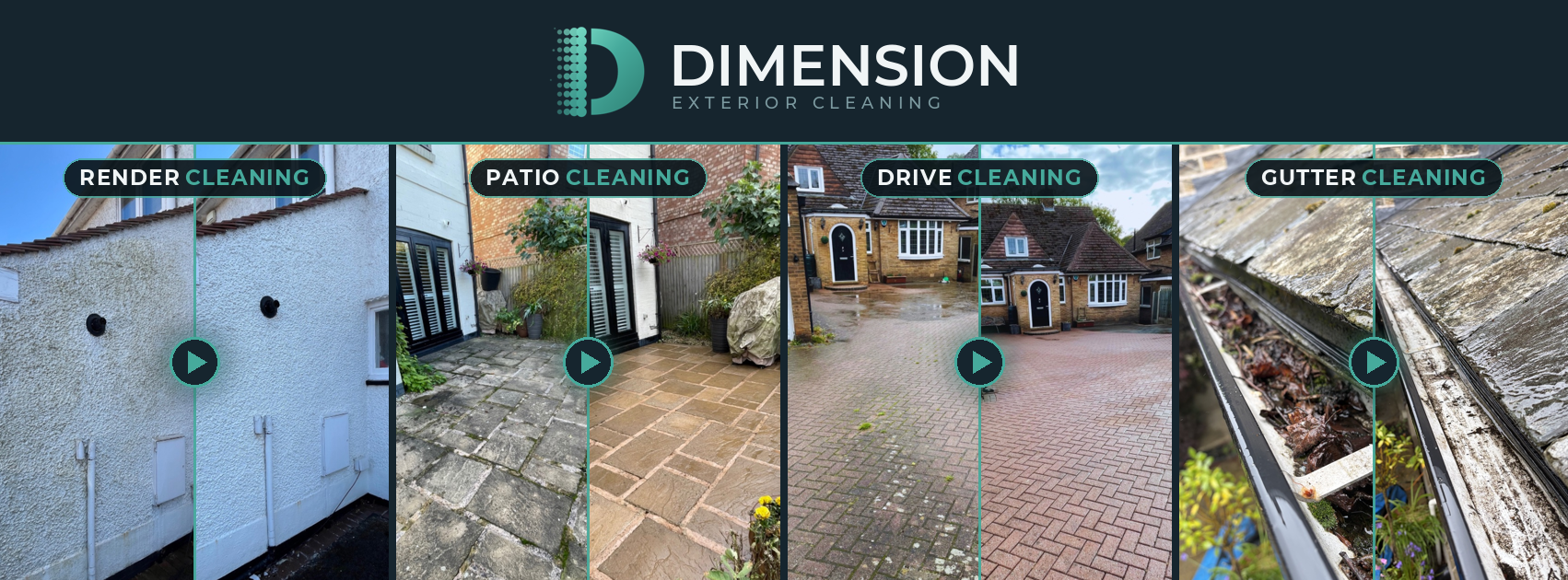 Dimension Exterior Cleaning — real results